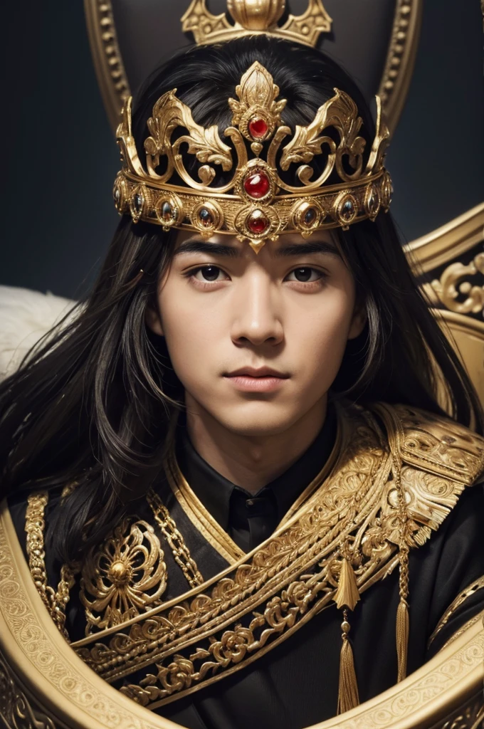 I'm looking for a talented AI artist to create a unique and awe-inspiring portrait of a king sitting on the throne, where later I can place someone else face into the portrait.
Size 16 inch x 20 inch, 300DPI
Hyper realistic, very detailed, sharp
Make sure the hands and other body parts look realistic.