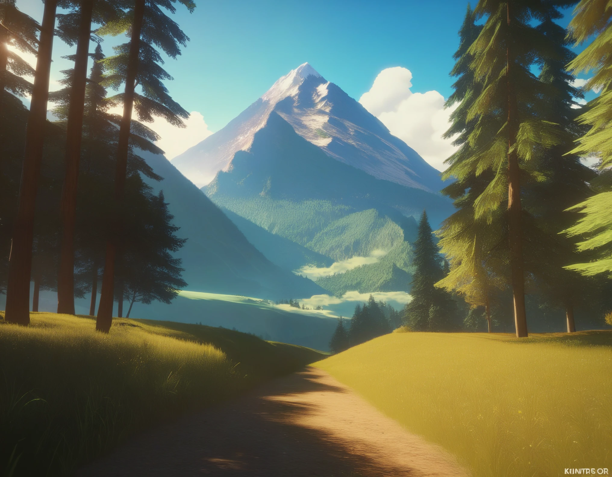 score_9,score_8_up,score_7_up, score_6_up, score_5_up,source_anime, kemono style, 3d, video game style, super smash bros style, scenery, a mountain forest, open field on a mountain 