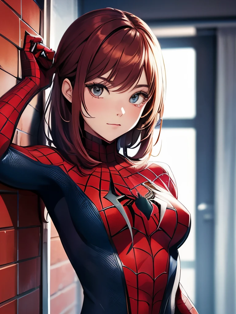 (Better image quality) a spiderman girl ;very attractive image.
