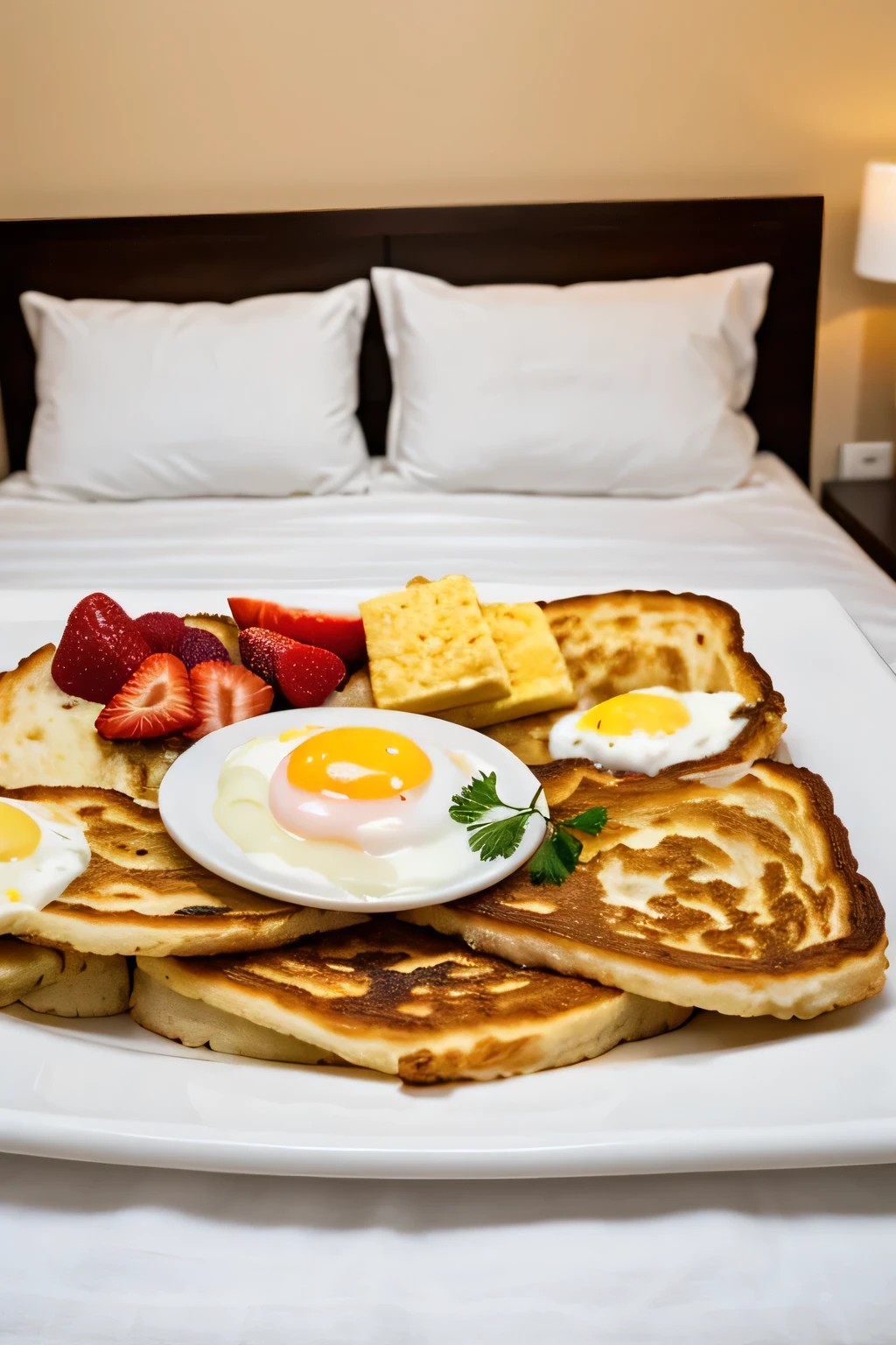 breakfast in the bed,without eggs