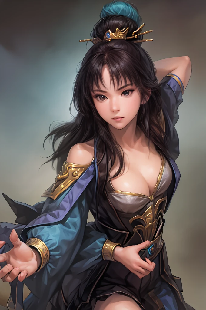 (8k, RAW photos, top quality, masterpiece: 1.2), ultra detail, super resolution, (really, really photos: 1.37), bloomer, Sexy, chest, plain dress, pretty face, bust,ancient china