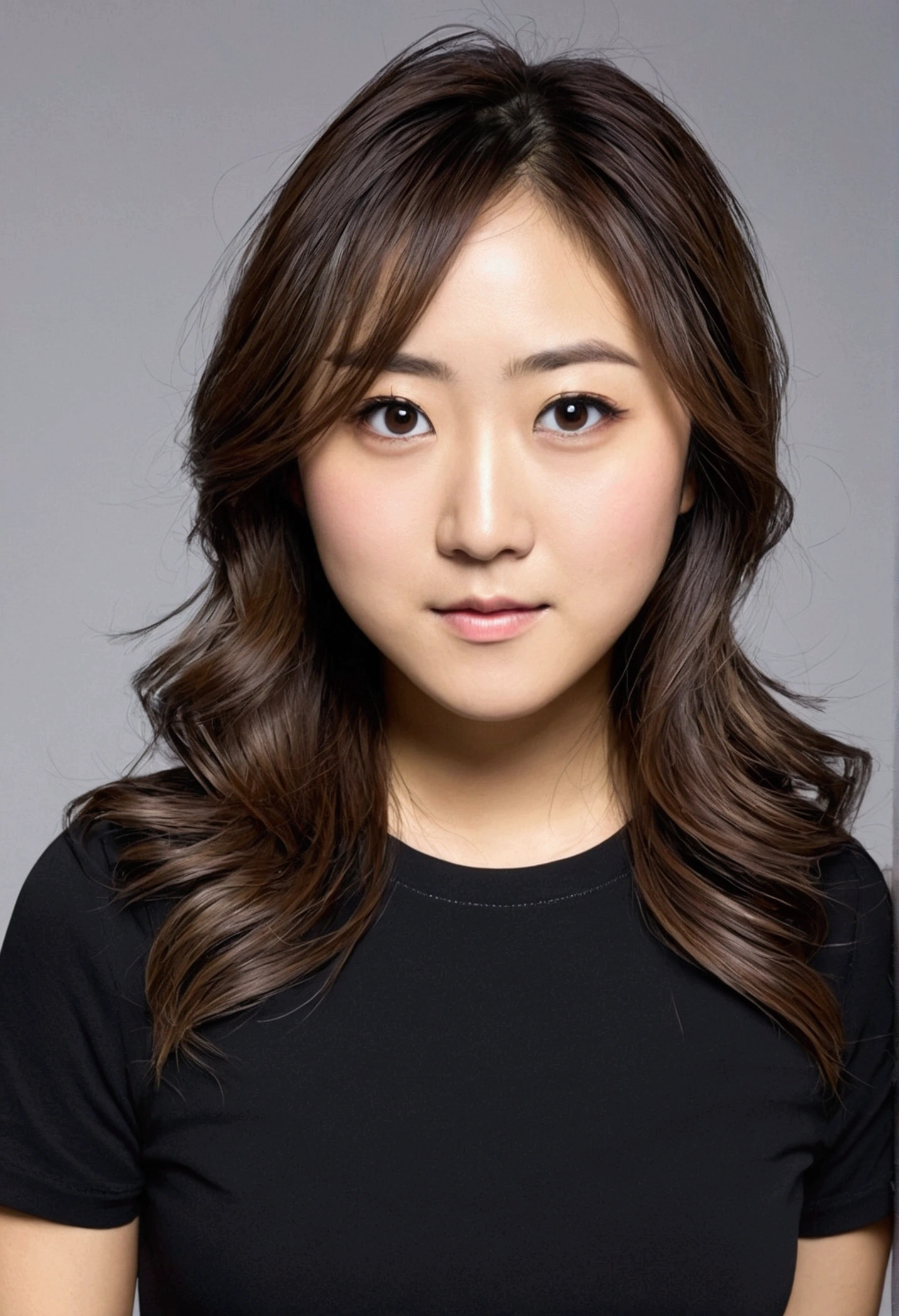 ((Karen Fukuhara)) ((masterpiece)) bothers)) ((((Front view)) ((cute eyes)) ((black clothing))