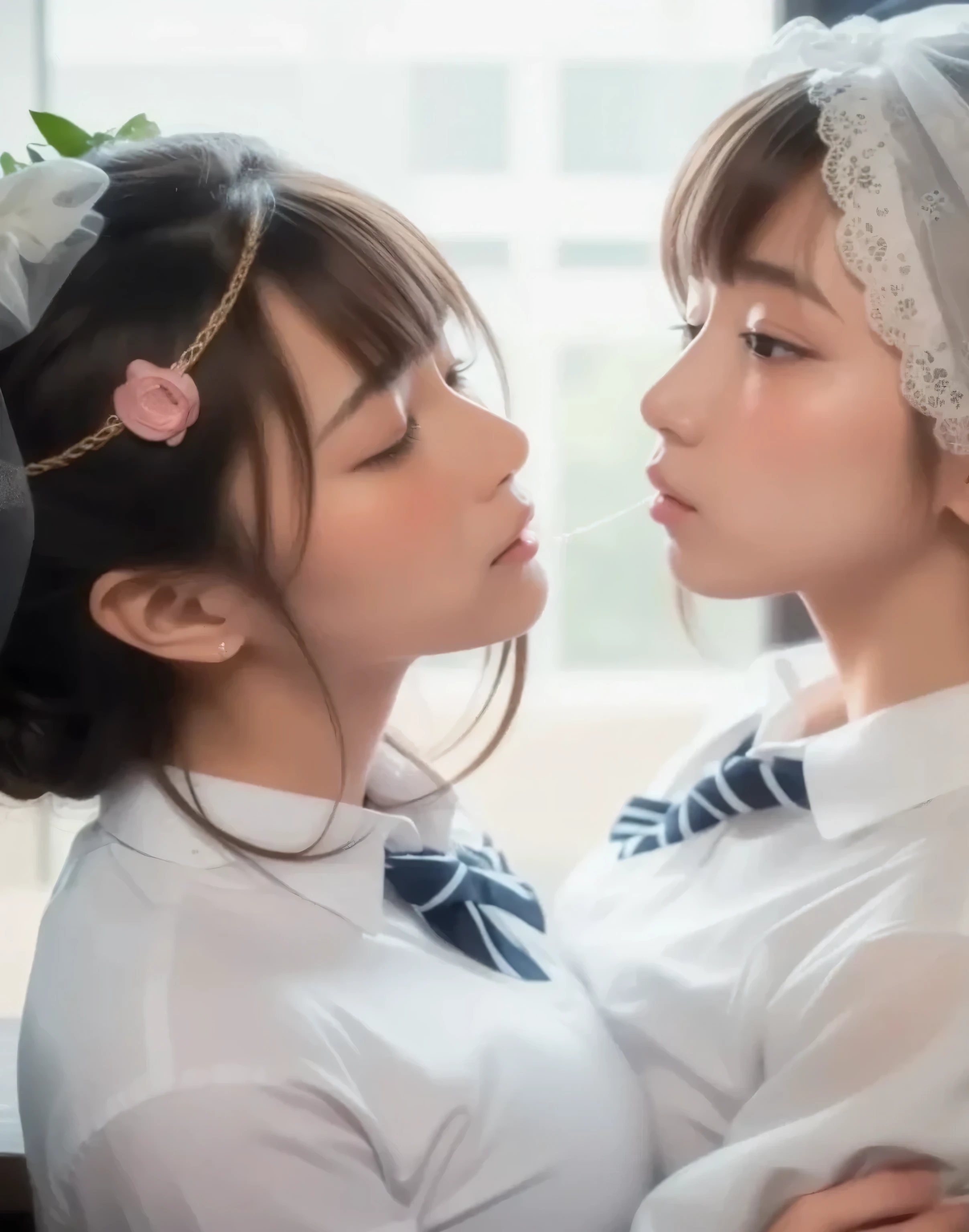 8k,masterpiece,Japanese,Highest quality, (saliva1.6)