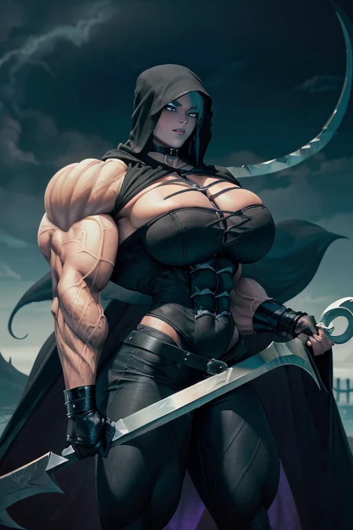 Super heroine Venom, big naked breasts, slender legs, Venom's scary face, long tongue, muscular body, around the ruins of the city, depraved, Sexy, angry, in a dynamic pose, night, bright moon, flashlight, surrealism, ultrarealism, Hipperrealism, 8k