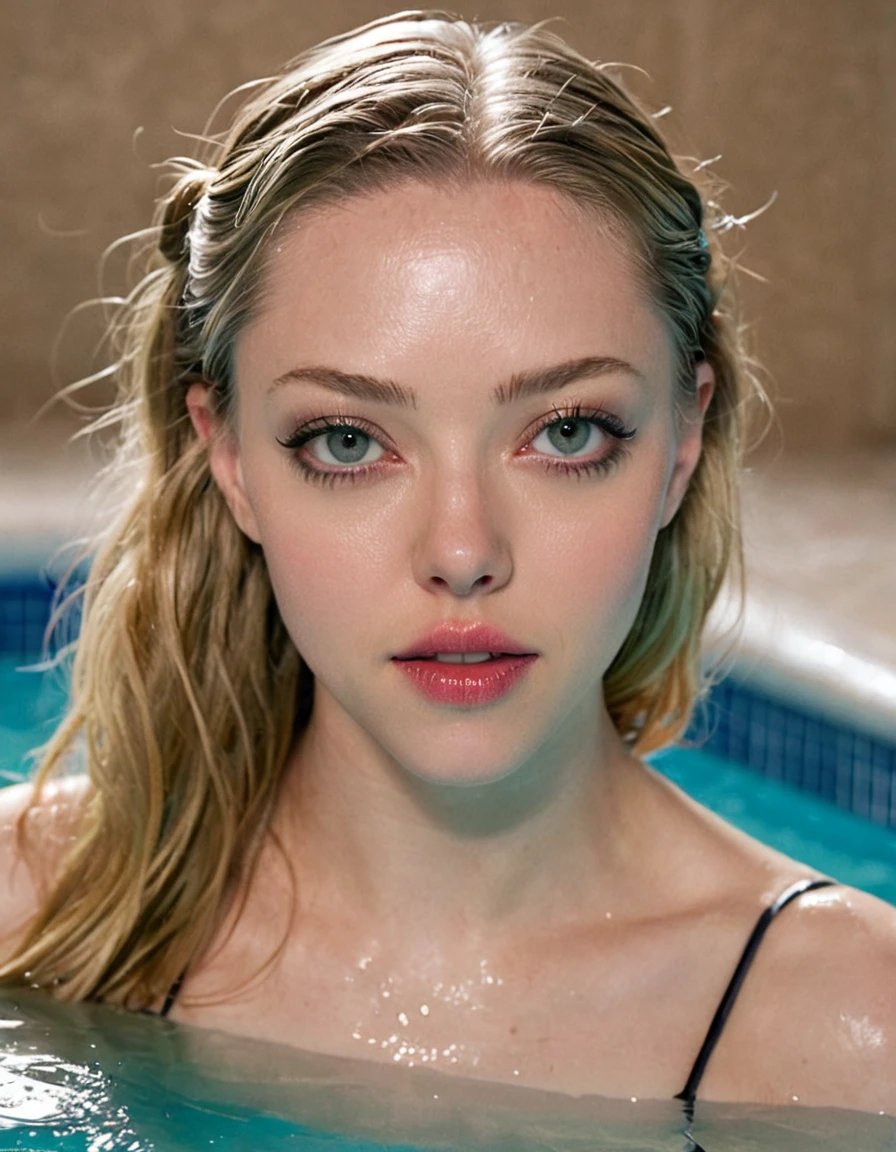 There is a 18 year old teen, very pretty and delicate, skinny, small breasts, ((Amanda Seyfried)), wet (transparent:1.2) lingerie, hard nipples, cameltoe. full body shot:1.3. pigtails, pokies, Perfect face, cute eyes, cute hairstyle, at night, Analog photography, On a pool. Perfect eyes, From the front, cameltoe. Taking a bath, sexy gaze, pale skin, black haired girl, light makeup, flat natural , deep look, oiled skin, detailed skin, realistic skin, warm lights, skinny body, cute pose, slutty lying girl, relaxed, comfortable pose. beautiful eyes., full body, Realistic photography. Shy, long hair girl. full body shot, (vintage photography effect:1.3), (NSFW:1.3), (perfect body proportions:1.2), Ultra realistic 3/4 portrait from the thighs to the head, low exposure canon, low iso, high contrast, perfect colors. ((seductive posture: 1.2, appealing: 1.2)), flirting with camera, tongue out, , ((face of having seen unexpected funny surprise)) , (dynamic pose),