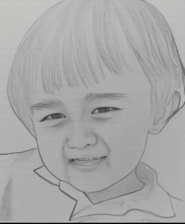 Realistic color photography style、Smiling emphasizes nasolabial folds. Make the chin a little thinner and accentuate the nasolabial folds.、I want it to look more like a color photograph............。3 year old boy, Xu々To、Clearly visible、Emphasizes deep nasolabial folds from nose to mouth、Generate left and right dimples、Show me your beautiful smile.。Make your eyes look cute with double eyelids.More more more more、Realistic、Generate it in a photo style.Please create beautiful teeth in the mouth.。Please generate more and more faces with skin tones。Please recreate the texture of skin。3 year old boy making funny face、Make people laugh。Thinner lips、Narrow your eyes too.、Please make a funny face。