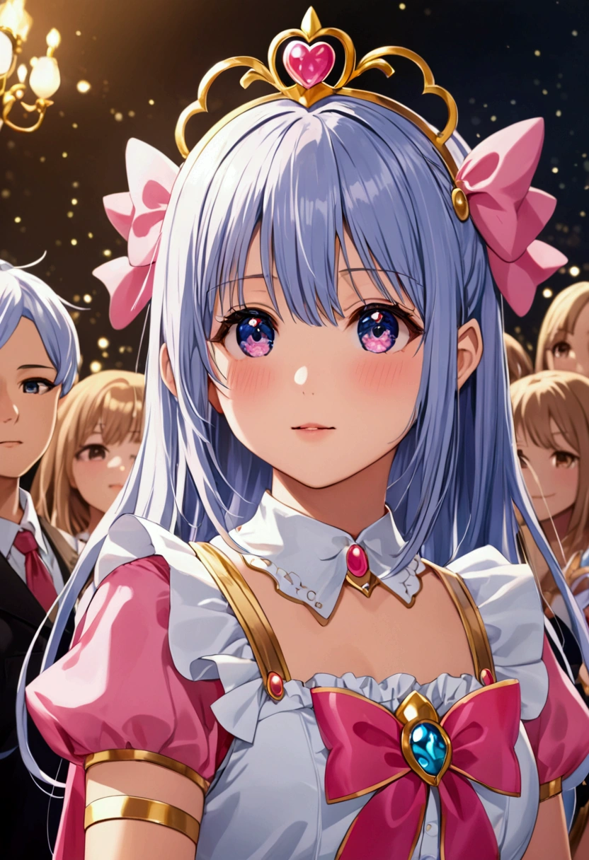 {Safety:1.10}, Highest quality, masterpiece, High resolution, 一人in, {to you_Minakami_Magical Girl Comes:0.90}, Portraiture, Looking_in_Audience