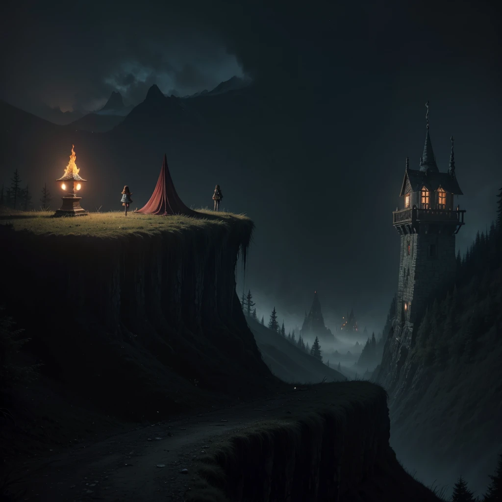 Gravity Falls, dark fantasy style