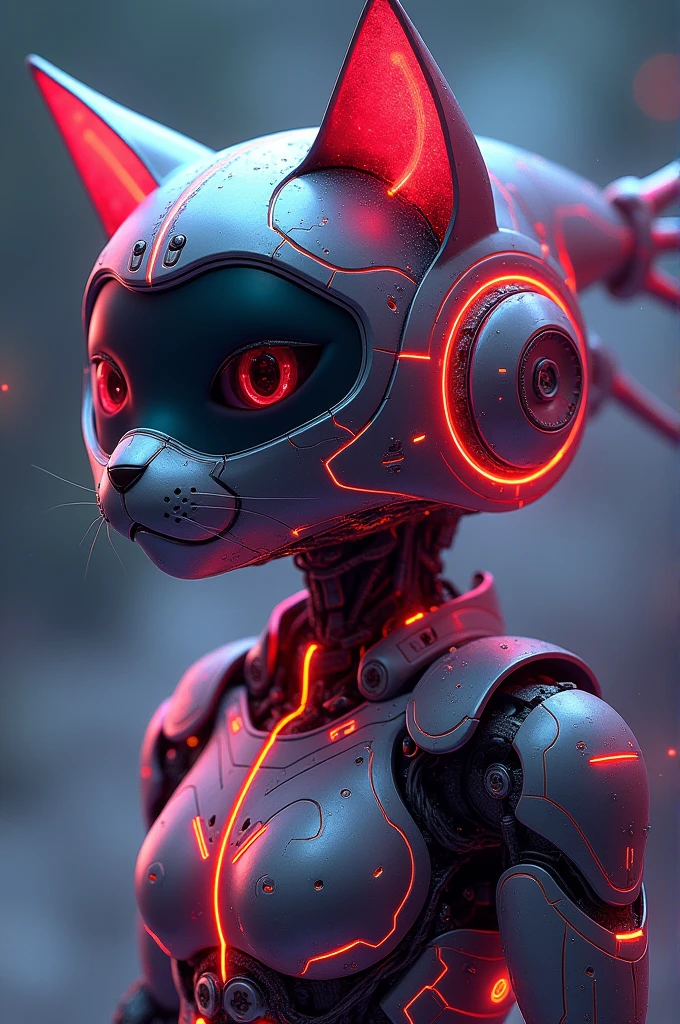(3d, Cat) Cat, colorful volumetric, Vaporizer, Enhanced 3D, Depth pad 7, (Use Dream Diffusion Secret Prompt), Hendra Data, UHD, 3d mechanical render, mech style, scifi, futuristic, detailed mech 3D rendering, intricate design, dynamic lighting, captivating visuals, high-quality rendering techniques, futuristic aesthetics, volumetric, 4k