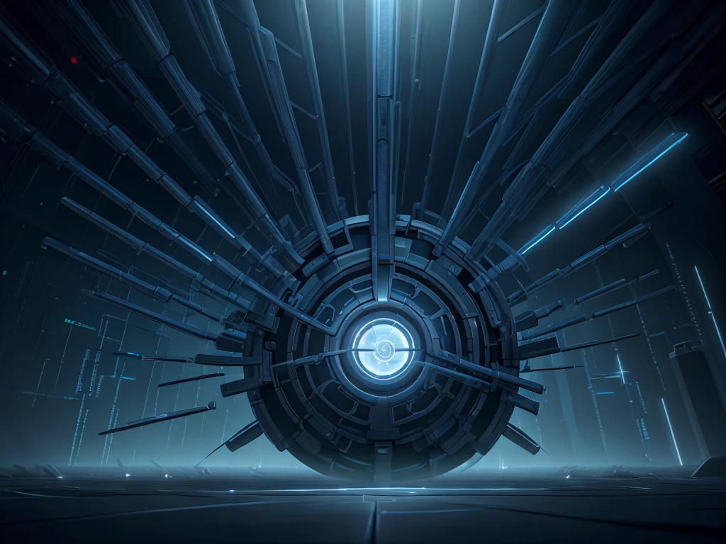 A menacingly elegant neural network, its sleek metallic tendrils intertwining with futuristic circuits in a digital anime. This image is a digitally rendered painting, showcasing the intricacy and detail of the nightmarish creation. Each pixel is meticulously crafted to portray the network's sharp edges and ominous glow, creating a sense of unease and awe. The network's hypnotic patterns, pulsing with malevolent energy, contrast sharply with the cold, sterile backdrop of the digital world. This image truly captures the essence of technological terror in stunning and vivid detail.