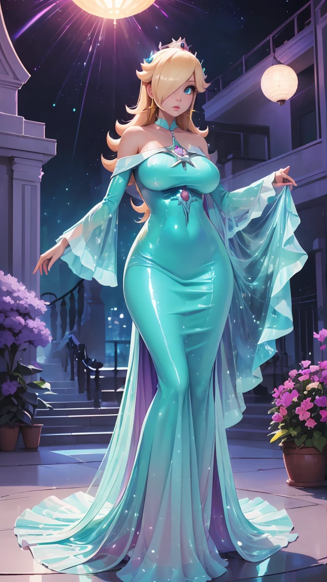 beautiful woman，smile，(light green short hair)，nobility，(princess)，blue student，Tall figure，((Strapless dress))，low skirt，(Star evening dress)，lolita skirt，Show your legs，Crystal heels，red carpet，prom website，(nobility)，(big tits),big breasts,Show your breasts,The cracks are clear...,((big tits))，(pubic bone), rift, visible chest, ((bare breast:1.37)), I see bulging nipples.,(((large areolae:1.4,pink,The nipples are clearly visible.....))),(((pussy,bare female genitals)))
