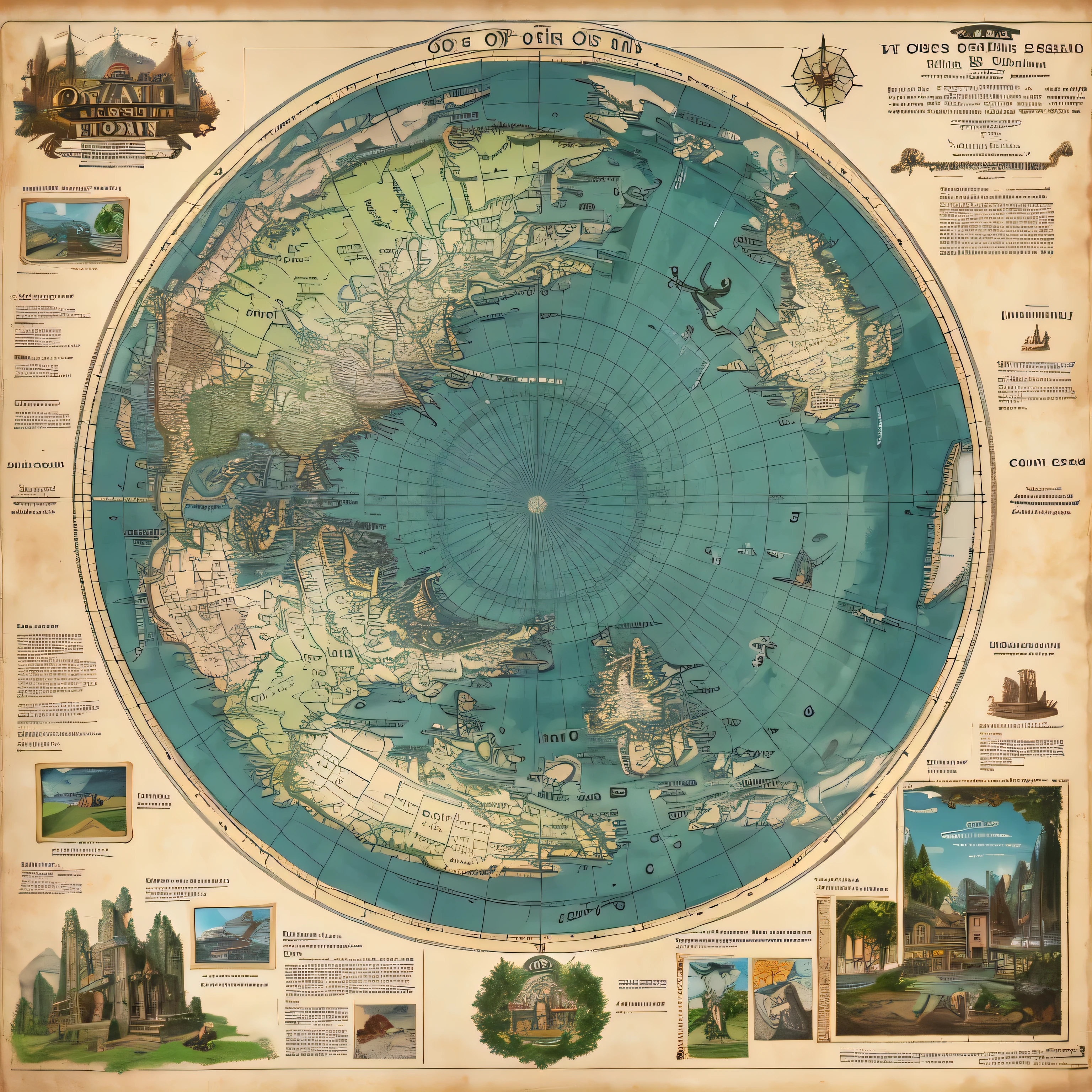 Detailed map of the other world