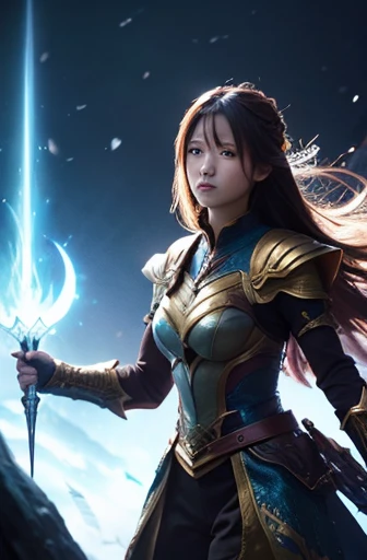 Beautiful Fighting Adventurer,Fantasy-style light clothing,pure