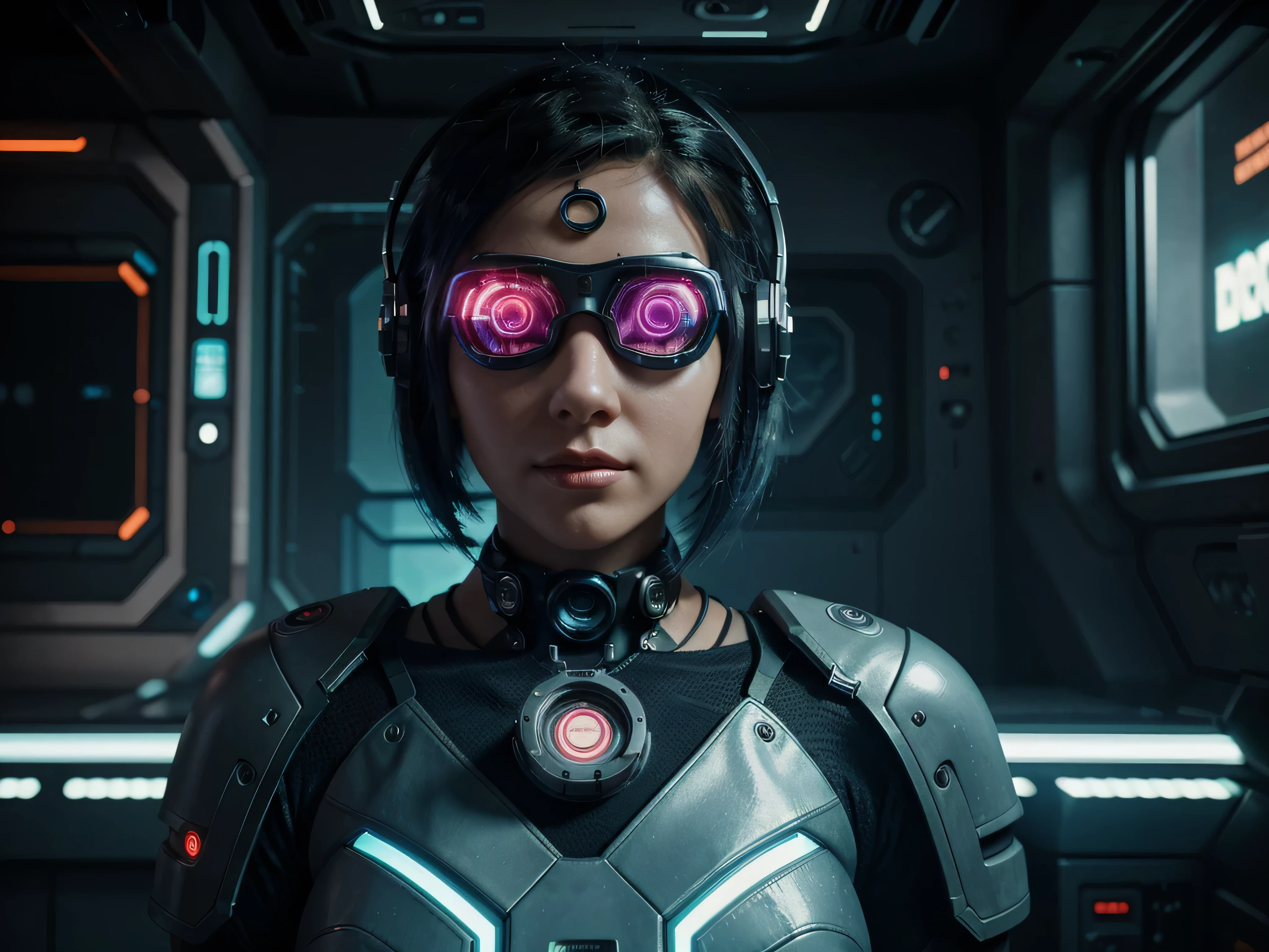 A technologically savvy gnome with cybernetic enhancements and neon-lit goggles, perfectly blending retro-futuristic charm with modern edginess. This character is the protagonist of a digitally rendered cartoon series. The image is a hyper-realistic digital illustration with meticulous attention to detail and vibrant colors. Every pixel exudes a sense of style and sophistication, from the intricately designed cybernetic implants to the holographic interface projected from the goggles. This artwork truly captures the essence of cyberpunk aesthetic in a whimsical and captivating way.