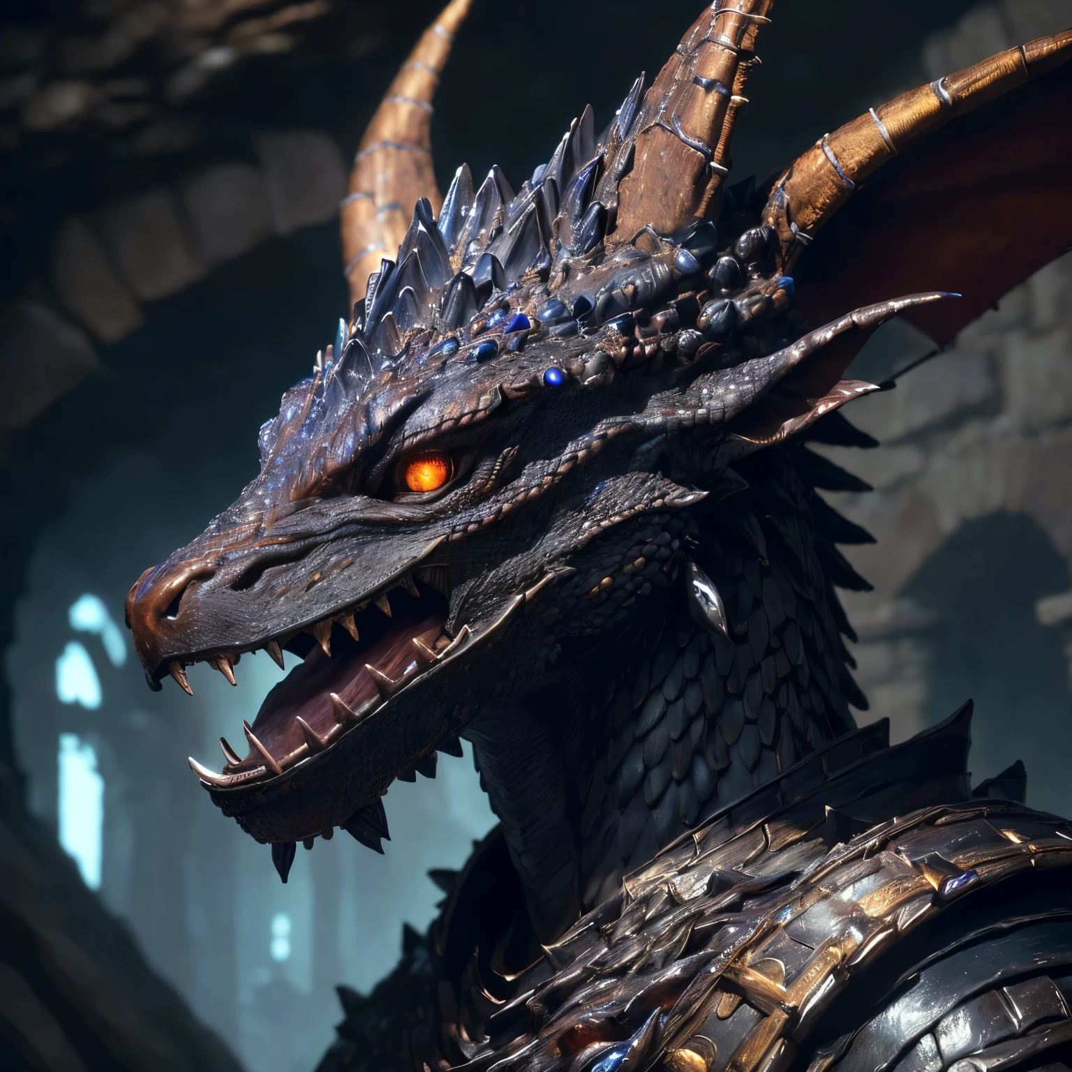 Arafo high detail, Best quality, 8K, [Ultra detailed], Masterpiece, Best quality, (Extremely detailed), Dynamic Angle, super wide shot, Photorealistic, primitive, Fantasy art, dnd art, Fantasy art, Realistic art, Wide angle picture of a male humanoid Kobold commoner lost in a dungeon, full bodyesbian  (intense detail, Masterpiece, Best quality: 1.5), D&D male humanoid Kobold, smoky black male humanoid Kobold, Red eye color, reptilian eyes, com rosto detalhado  (intense detail, Masterpiece, Best quality: 1.5), Wearing simple tattered clothes, Holding a club  (intense detail, Masterpiece, Best quality: 1.5), tattered club (intense detail, Masterpiece, Best quality: 1.5), Dungeon background, dark dungeon background (intense detail, Masterpiece, Best quality: 1.5), A sense of sadness and poverty, creepy atmosphere