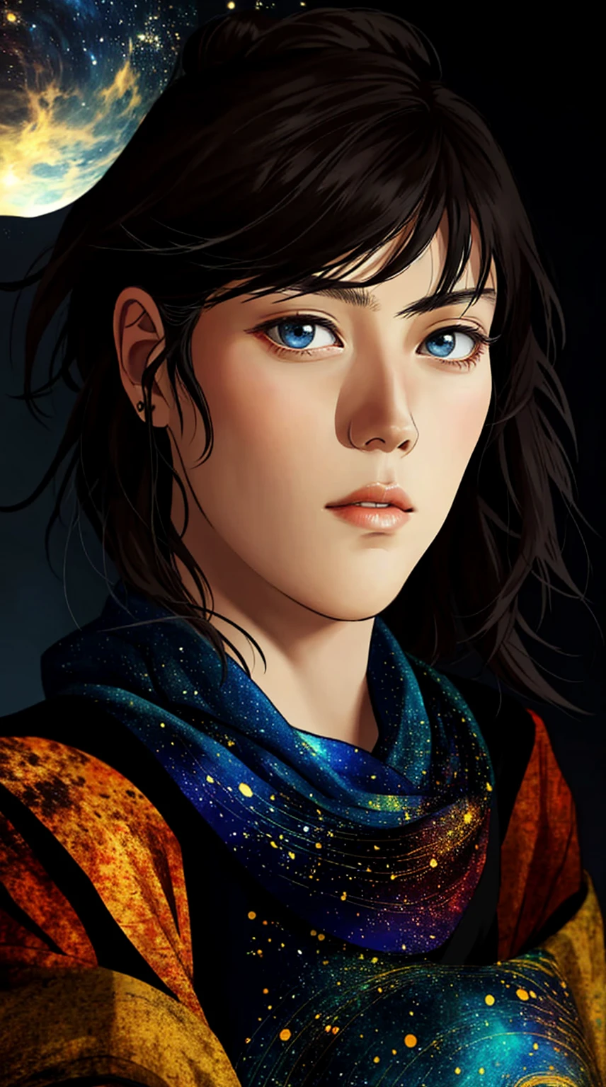 there's a man with blue hair and a jacket, hyper-realistic cyberpunk style, realistic art style, retrato ciberpunk, 🤤 portrait of , cyberpunk artstyle, cyberpunk anime digital art, Retrato por RossDraws, dreamy cyberpunk boy, the cyberpunk portrait of , portrait of cg society, cyberpunk style,hyperrealisti, realism art style, photorealistic art style, rossdraws pastel vibrante, smiling,