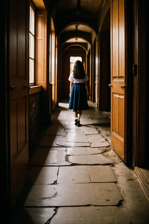 While they were exploring, They discovered a diary hidden under the floor that belonged to Angela. As they read aloud, the atmosphere became more oppressive, and they began to hear strange noises and whispers that seemed to emanate from the walls.