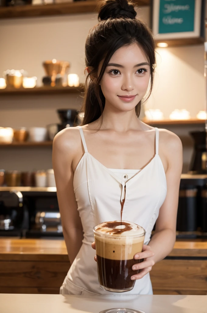 female barista 