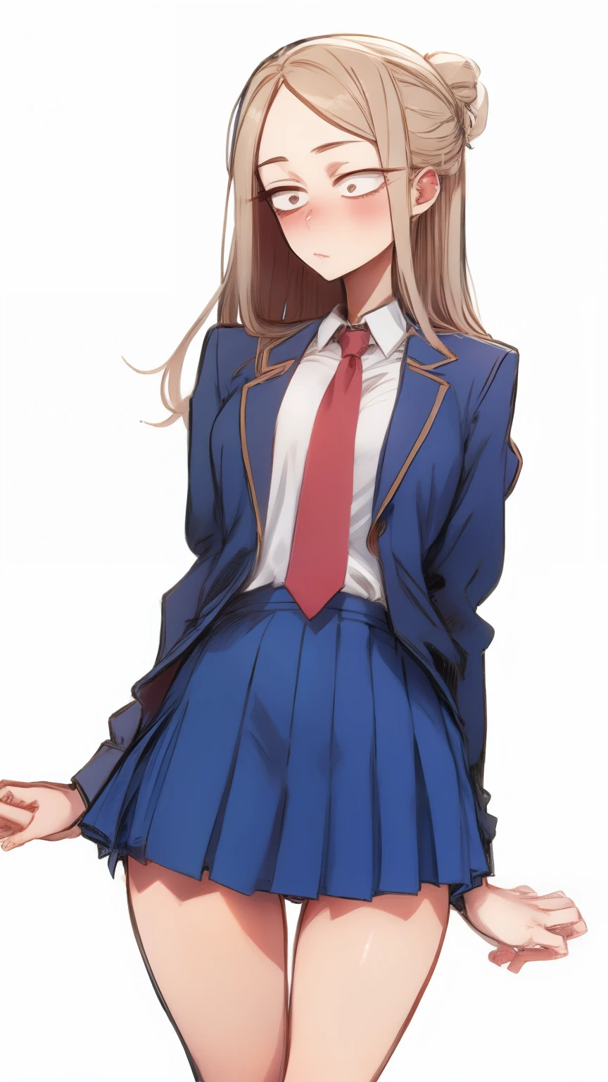 Girl in sexy school uniform