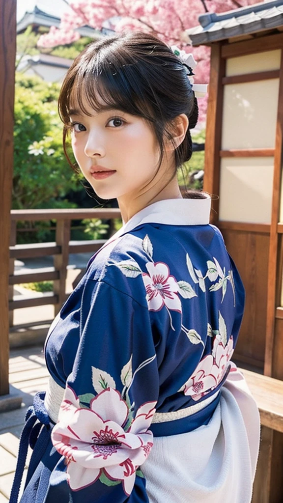Model actress、Japanese women、One Woman、Close-up of face、30 generation beauty、yukata