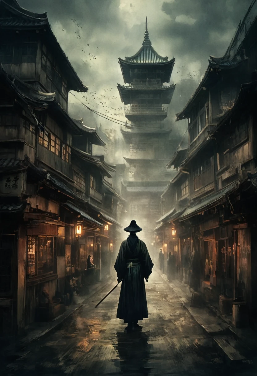 Portrait of Abe no Seimei、Ancient Japanese Onmyouji、A solemn and mysterious atmosphere