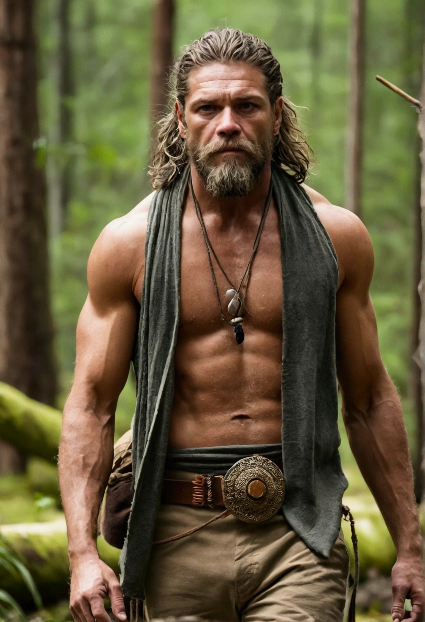 A wild man who looks good in camp