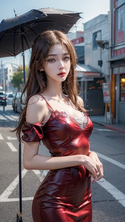 (Model as it is:1.5),The angle is the same,((16K, masterpiece, RAW Photos, Highest quality,Ultra-high resolution, Realistic, Highly detailed CG integrated in 16K)), 8k, diamond,wallpaper, Written boundary depth,Beautiful Face:1.4,Large, beautiful double eyelids,Cinematic Light,Beautiful Face,(Detailed face),(Slender and pretty woman:1.4),(20-year-old),(With the same expression:1.4),