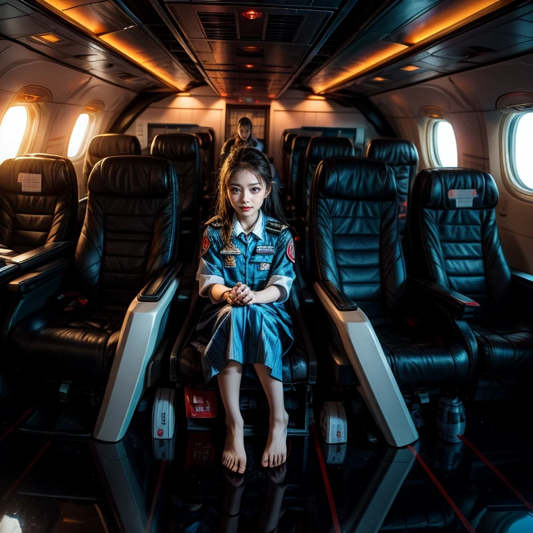 SFW, ExtremelyDetailed (((Air crew Kids group in Kidzania))), perfect face, Reflective Eyes, Detailed(Delicate Clothing textures), Corrected Leg to Foot Line, ((Specular Reflection:1.32)), TopQuality 8K Ultra-detailed masterpiece (ProfessionalPhoto:1.37)(Acutance:0.8),(Luminism)