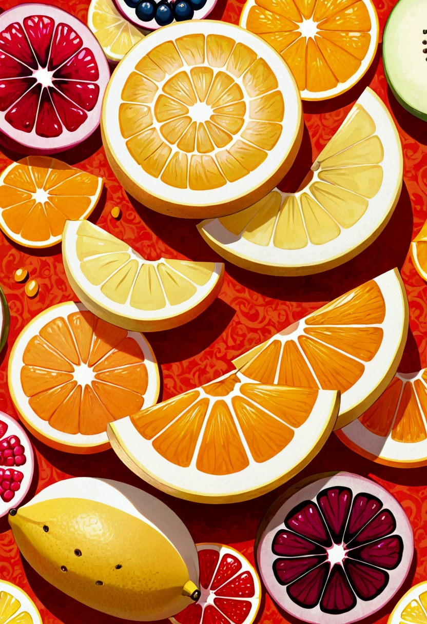 Fruits with swirls on the peels like those in One Piece