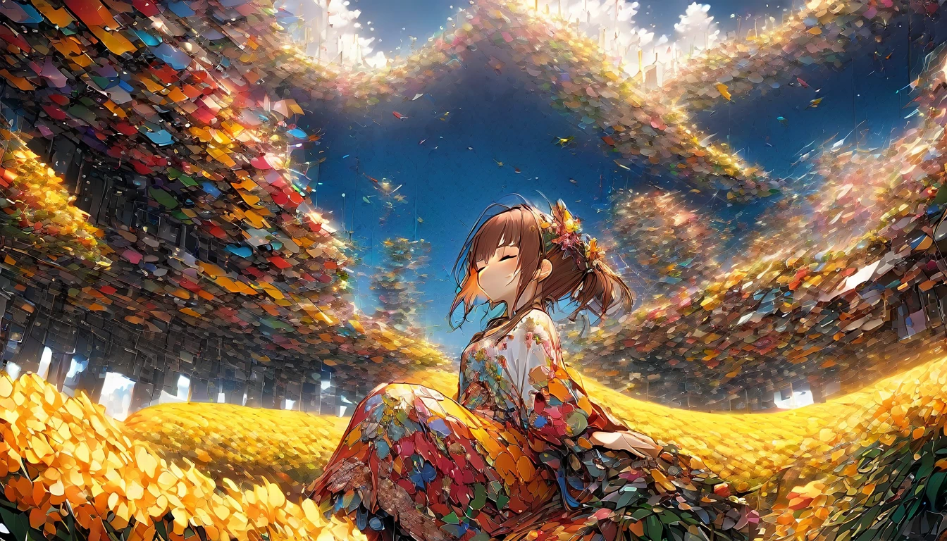 Brown-haired girl wearing headphones、Relaxing background in a quiet room:Quiet living room expression:Gentle smile costume:Casual home wear pose:Sitting on the sofa、Relaxing scene with eyes closed:A peaceful moment to feel the serenity of your heart
(Detailed fingers), (Emotional), (Breathtakingly beautiful), (whole body), (Anime Style), (Very detailed), (超High resolution, High resolution), (8k), (Complex and beautiful: 1.2)