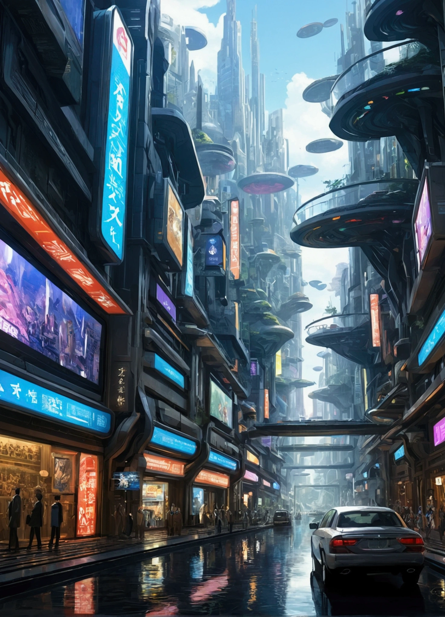 Bio-economy, science, life, environment, development, masterpieces, precise, best quality, Anime style, Conceptual art, Futurism,