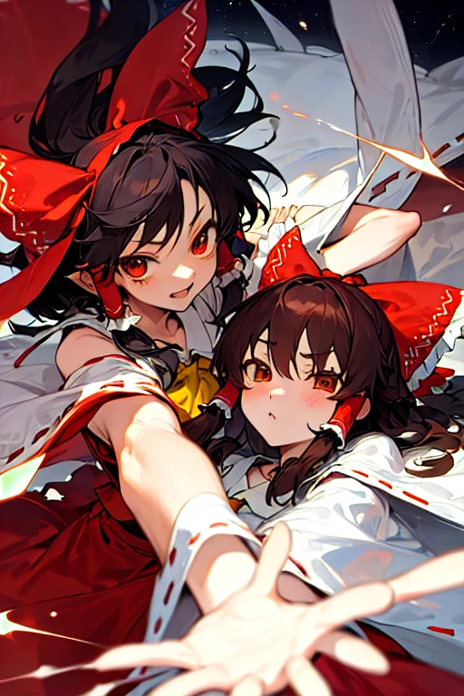 Marisa Kirisame Reimu Hakurei duo