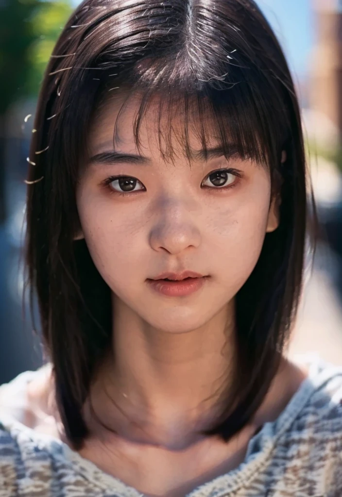 ((Extremely precise and accurate anatomy:1.0)), (photo Realistic:1.4), (hyper Realistic:1.4), (最高品質のRealisticな肌の質感:1.4), (Improvement of quality:1.4), (Enhances the beauty of skin texture:1.1), Clean and glowing skin, mesh, thin:1.2, (Realistic:1.3), Realisticなライティング, (Smoother lighting:1.05), (Improving the quality of cinema lighting:0.9), Backlight, A gentle light for your face, Ray Tracing, (Bright light:1.2), 32K, One Japanese woman, fine grain, Detailed face, (Film Grain:1.1),(Accentuates body lines:1.1), High resolution, Natural look, Kind eyes, Improves hair quality, Delicate light and shadow, Transparent muscles, Graceful pose, Beautiful Eyes, Sharp details, Soft light reflection, Beautiful contours, Delicate skin tone, Fine hair texture,Cute Japanese Women Photos, Little Woman, 20-year-old, Beautiful and perfect face, brown, Beautiful Face,