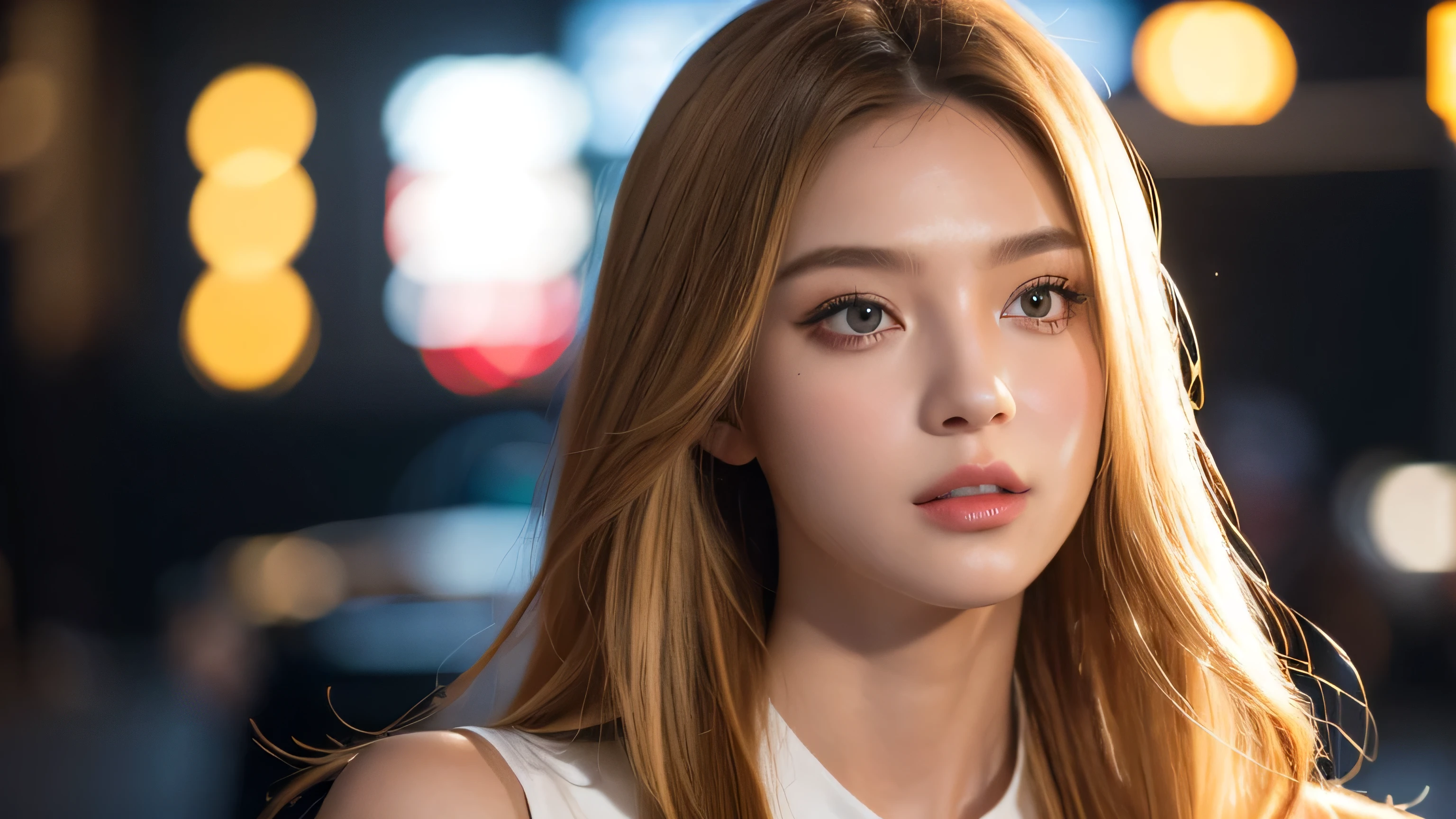 a beautiful girl, 1girl, modern fashion, coca-cola beverage, cinematic, 8k, soft lighting, extremely detailed skin and hair, extremely detailed eyes, nose, lips, golden hair