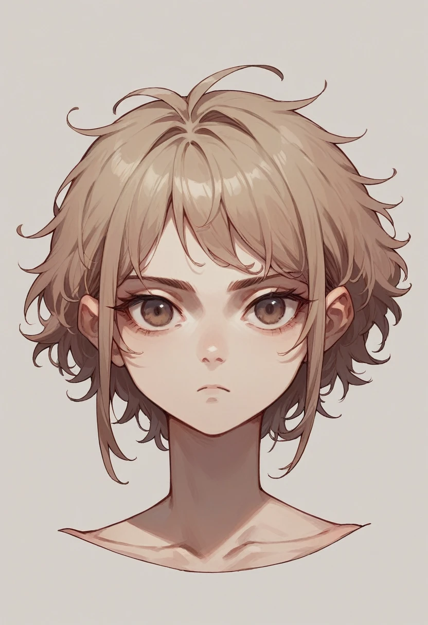Anime Style,Lots of girls,Girls lining up naked,Expressionless