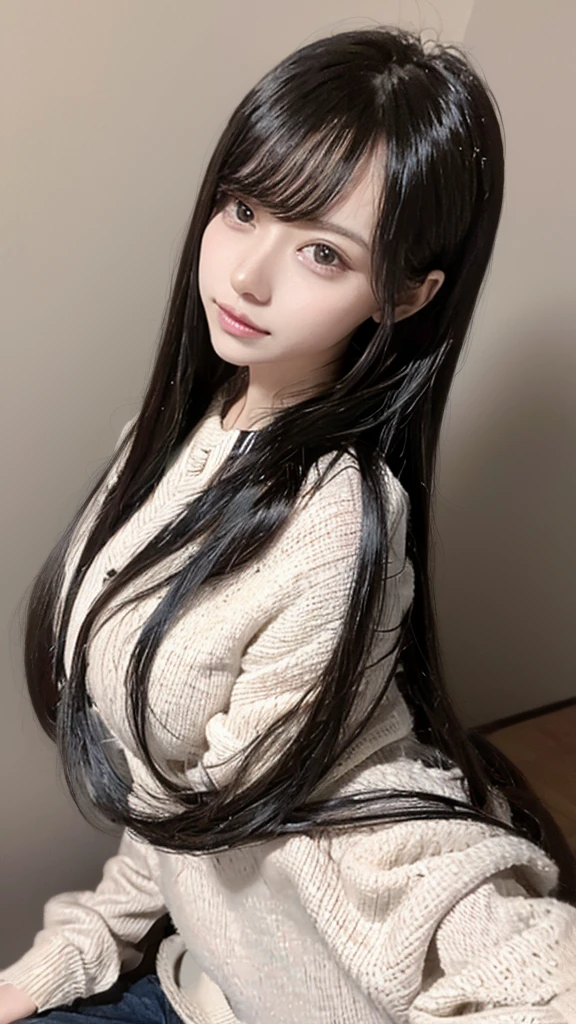 (High resolution, masterpiece, accurate, Anatomically correct, 最high quality, High detail, Ultra high definition, Textured skin, Very detailed, high quality, Background blur, Chiaroscuro, movieの光効果, Super detailedな, Super detailed, movie撮影, movie,),
One girl, solo, Long Hair, High resolution, Long Hair, Black Hair, Large Breasts,