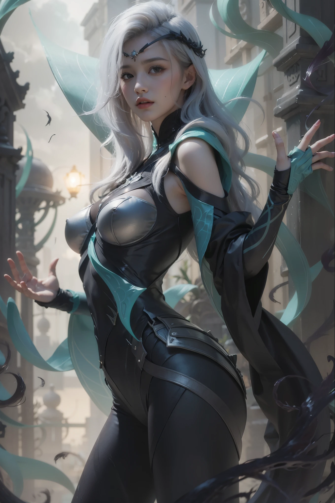 a close up of a girl , detailed hair color , big booobs ,  shadowbringers cinematic, 4 k detail fantasy, a beautiful fantasy empress, game cg, xianxia fantasy, xianxia hero, 2. 5 d cgi anime fantasy artwork, cinematic goddess close shot, ruan jia and artgerm, wow 4 k detail fantasy, hyper-detailed fantasy character, high definition, hyper- detailed,perfect, fantastic, detailed facial and body skin texture, detailed vagina (pussy), detailed eyes . ultra realistic, ultra detailed 