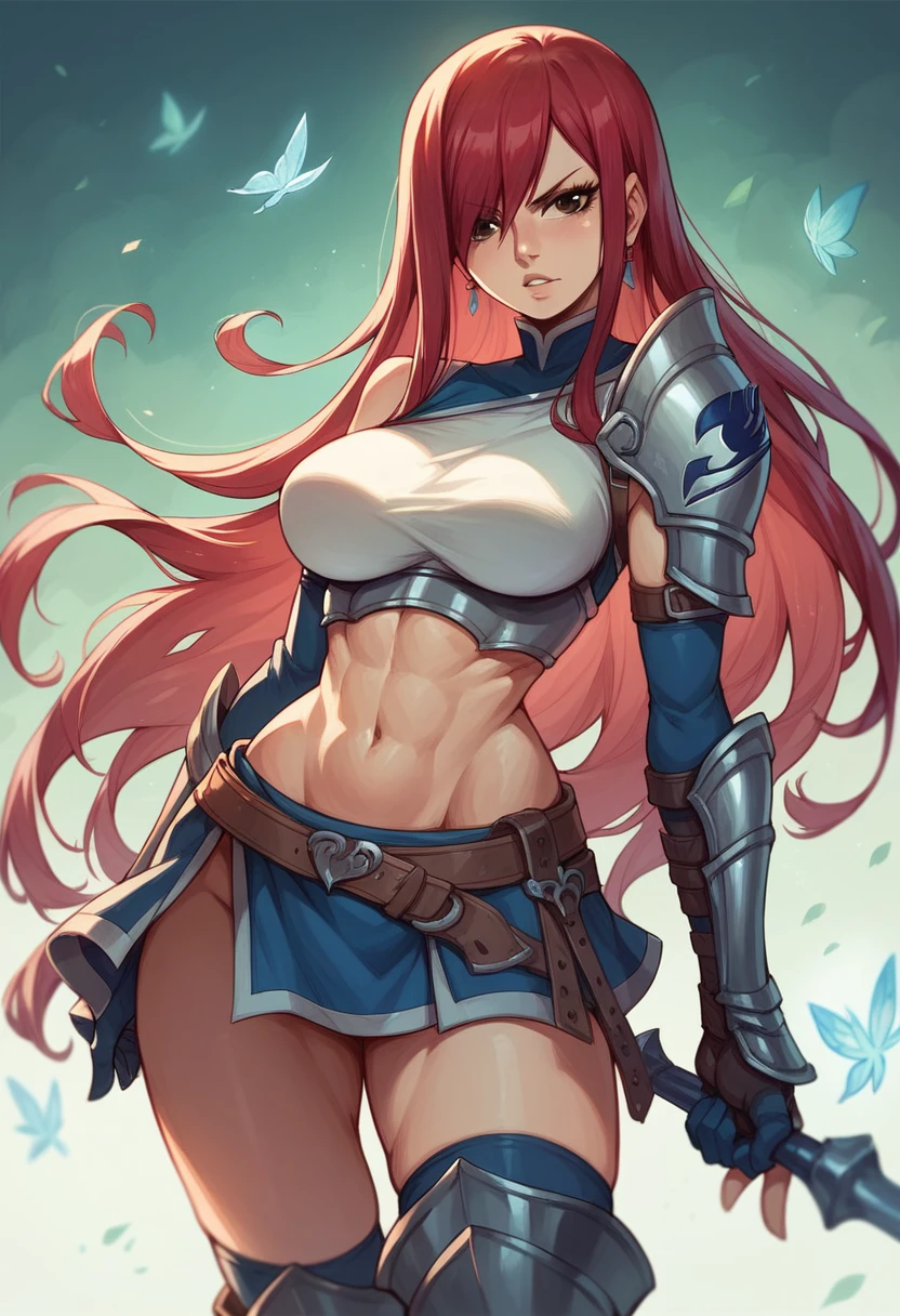 1 girl, Erza Scarlet, Fairy Tail, armor 