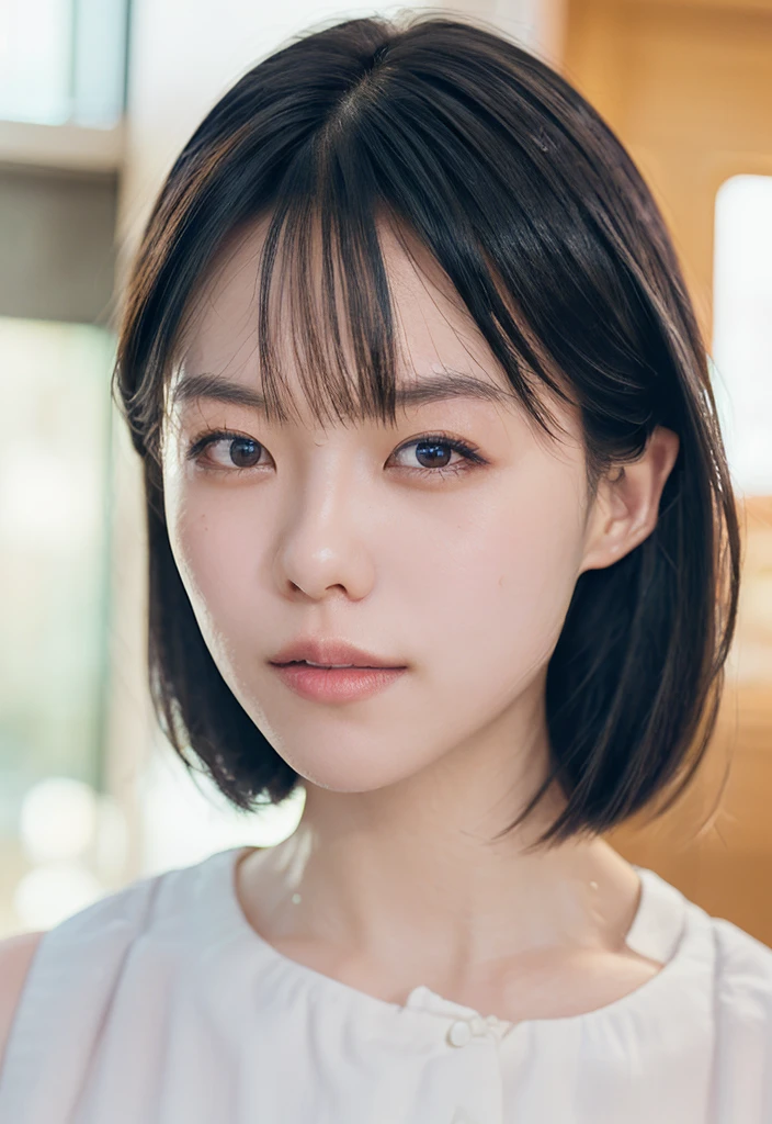 ((Extremely precise and accurate anatomy:1.0)), (photo Realistic:1.4), (hyper Realistic:1.4), (最高品質のRealisticな肌の質感:1.4), (Improvement of quality:1.4), (Enhances the beauty of skin texture:1.1), Clean and glowing skin, mesh, thin:1.2, (Realistic:1.3), Realisticなライティング, (Smoother lighting:1.05), (Improving the quality of cinema lighting:0.9), Backlight, A gentle light for your face, Ray Tracing, (Bright light:1.2), 32K, One Japanese woman, fine grain, Detailed face, (Film Grain:1.1),(Accentuates body lines:1.1), High resolution, Natural look, Kind eyes, Improves hair quality, Delicate light and shadow, Transparent muscles, Graceful pose, Beautiful Eyes, Sharp details, Soft light reflection, Beautiful contours, Delicate skin tone, Fine hair texture,Cute Japanese Women Photos, Little Woman, 20-year-old, Beautiful and perfect face, brown, Beautiful Face,
