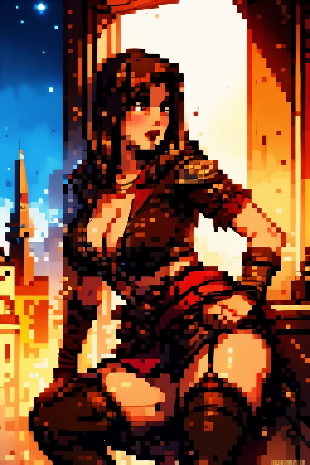 The woman, poca CLOTHES, CLOTHES, knee high boots, Bracelets on the legs, socks, stockings, Florence in the background, Florence, ((evening, night,)) renaissance, very detailed birth, Realistic long-term photography., 4k, by the wide, brown hair, By the chestnut, Red lips,(((hood, hood)), ((shocks, garagantilla)),bracelet, sexy,red lips, brown eyes, big breasts, big breasts,Lucia Auditore