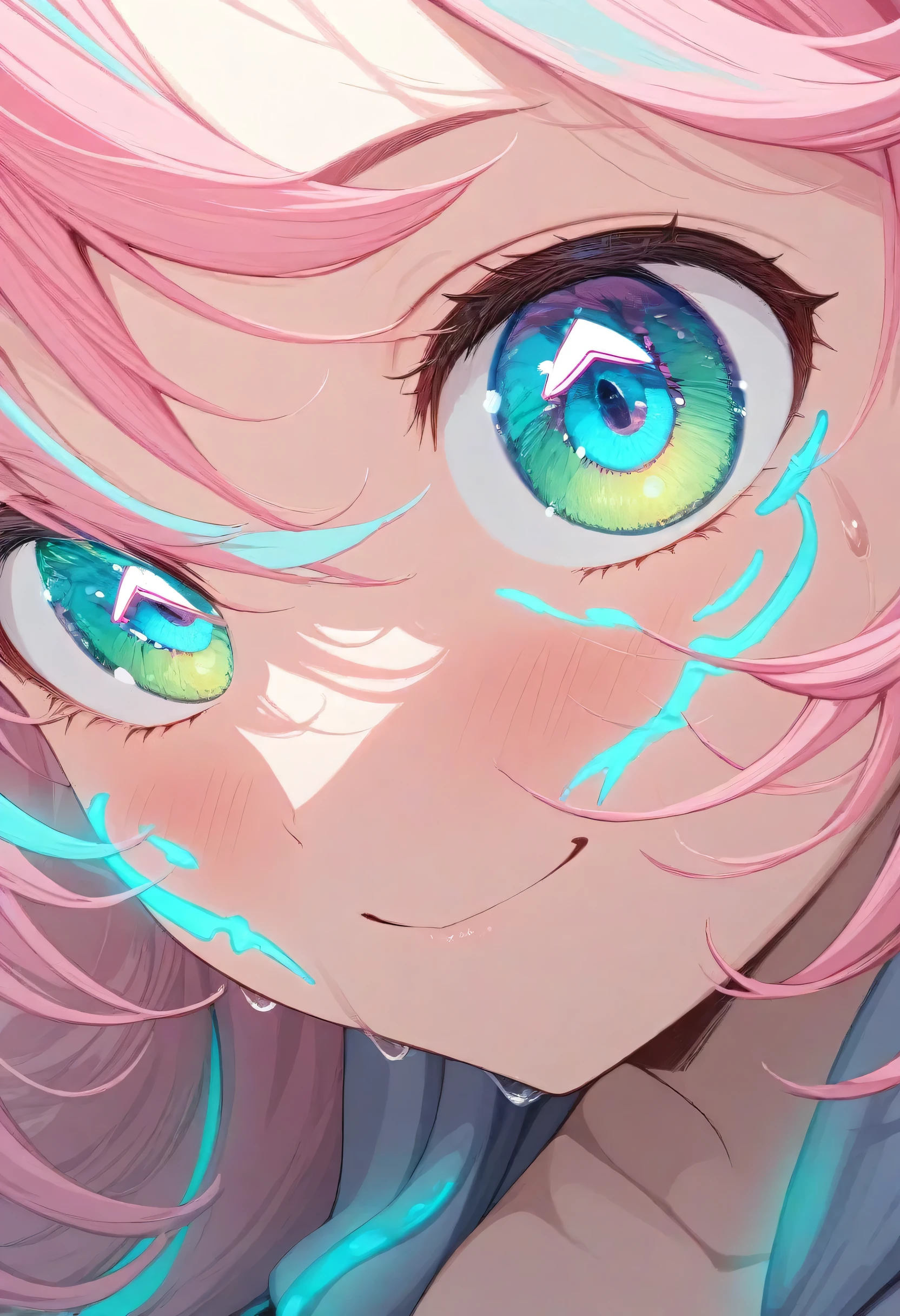 One Girl、Pink Hair、Blue eyes、Twin tails hair、White LINE Gradient Hair、Bangs are straight,Detailed Background, masterpiece,Smaller breasts、 Highest quality, smile, ornament, hoodie, Portraiture, Blue Neon, graffiti, dark, night, Glowing Eyes, Black Light Masterpiece, Highest quality, One Girl,(((Beautiful pink ocean hair color)))、(Emerald Blue eyes:1.5), , Yellow pubic hair growing in the eyes, (Large breasts:1.2), BREAK looking at viewer, BREAK indoors, BREAK (masterpiece:1.2), highest qual,High resolution, unそれy 8k wallpaper, (shape:0.8), (Beautiful and beautiful eyes:1.6), Highly detailed face, Perfect lighting, detailed CG, (Perfect hands, Perfect Anatomy)、Wistful face、haa、Embarrassing expression(1:2)、Rough I breatheing、(((legs wide open)))、(((White Background)))、White Background、Red face、blush、Embarrassing、Dynamic pose、whole body、Sweat、I breathe、Life-size model、panic、panic、((whole body))、Perfect Hand、Perfect hands