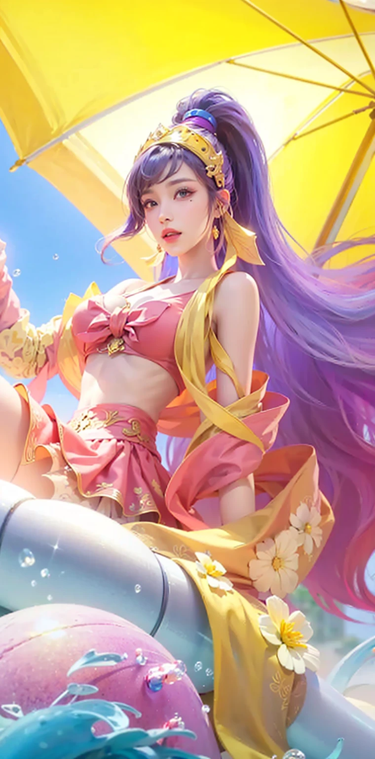 a close up of a 4 girls ,pink hair , big booobs , shadowbringers cinematic, 4 k detail fantasy, a beautiful fantasy empress, game cg, xianxia fantasy, xianxia hero, 2. 5 d cgi anime fantasy artwork, cinematic goddess close shot, ruan jia and artgerm, wow 4 k detail fantasy, hyper-detailed fantasy character, high definition, hyper- detailed,perfect, fantastic, detailed facial and body skin texture, detailed vagina (pussy),Honor of king,HOK.