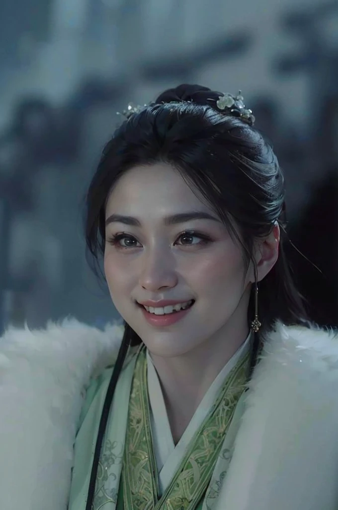 wuxia, Chinese clothes, hourglass figure, large breasts, big hips, masterpiece, best quality, ultra detailed, realistic