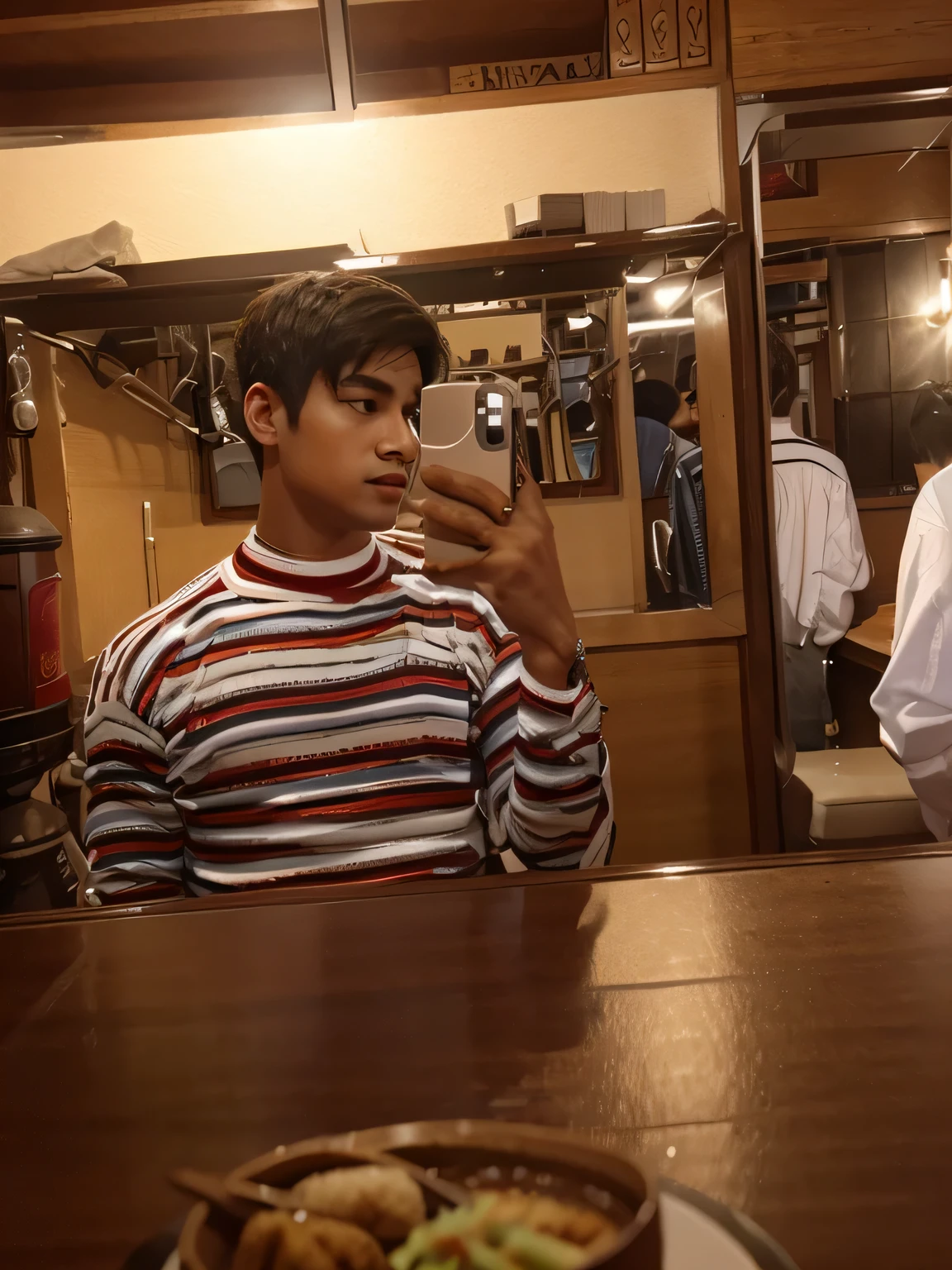 Change background Realistic faith Sopar cute and sopar handsome
