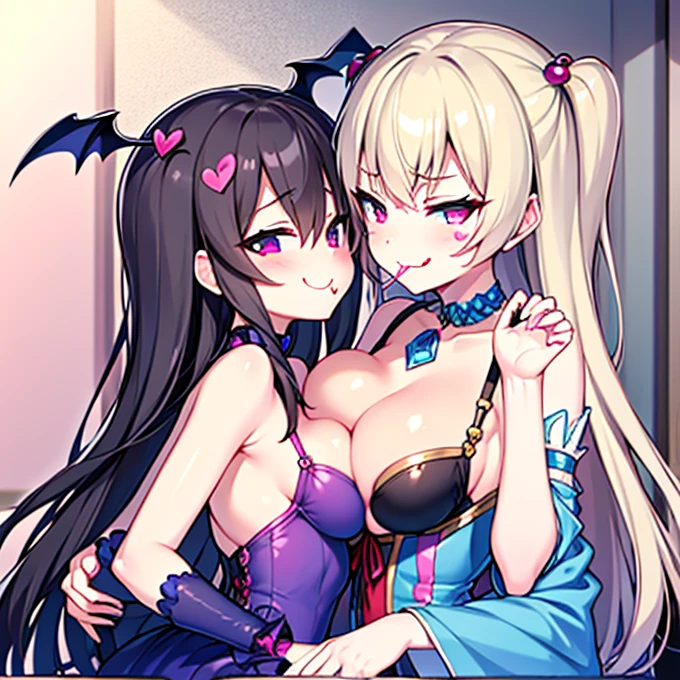 Cute Face Bitch Huge boobs Seductive Pose A sparkling smile Pink Mist Attraction magic Pink Room Hug and pose choker Cute Dresses vampire Princess Room bed Little bat Sex Open arms pose 2人でSex Pushing someone down Burying my face in her boobs boob chalk breath smoother Girl comrades Boob sandwich Showing off my ahegao face Posing with tongue out Kiss mark Bitch Kissing Scene 4-arm Posing with her cleavage close together Pose with chest together Licking
