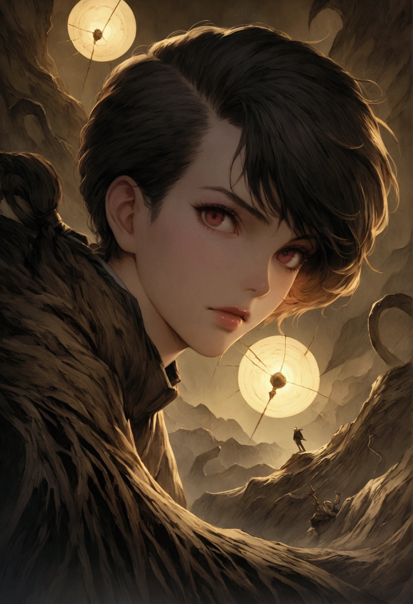 atraente Linda + chun-li anime yuyu hakusho wearing winter sex green gold red com oculos refletor uma nevasca ghly intricate chupando morangos and hyperdetailed matte photography by Ismail Inceoglu Sakiyama James Gurney Victo Ngai Gregorio Catarino, M.W Kaluta and Hiroyuki-Mitsume Takahashi, album cover art, poster art, long exposure cel-shaded, a masterpiece Miki Asai Macro photography close-up hyper detailed trending on artstation sharp focus studio photo estilo death note