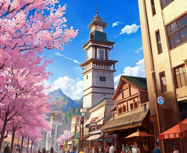 A post town at the foot of the mountains。
On the way to the Adventurer&#39;s Guild、He came to town accompanied by a merchant caravan.。
Cheerful music playing in the street、A cheerful wind was bringing the news of noon from the bell tower.。

The sweet aroma coming from the mill。
Stimulated by the smell、A bite of the skewers I bought at a street stall。It might be a good idea to explore the city first.。