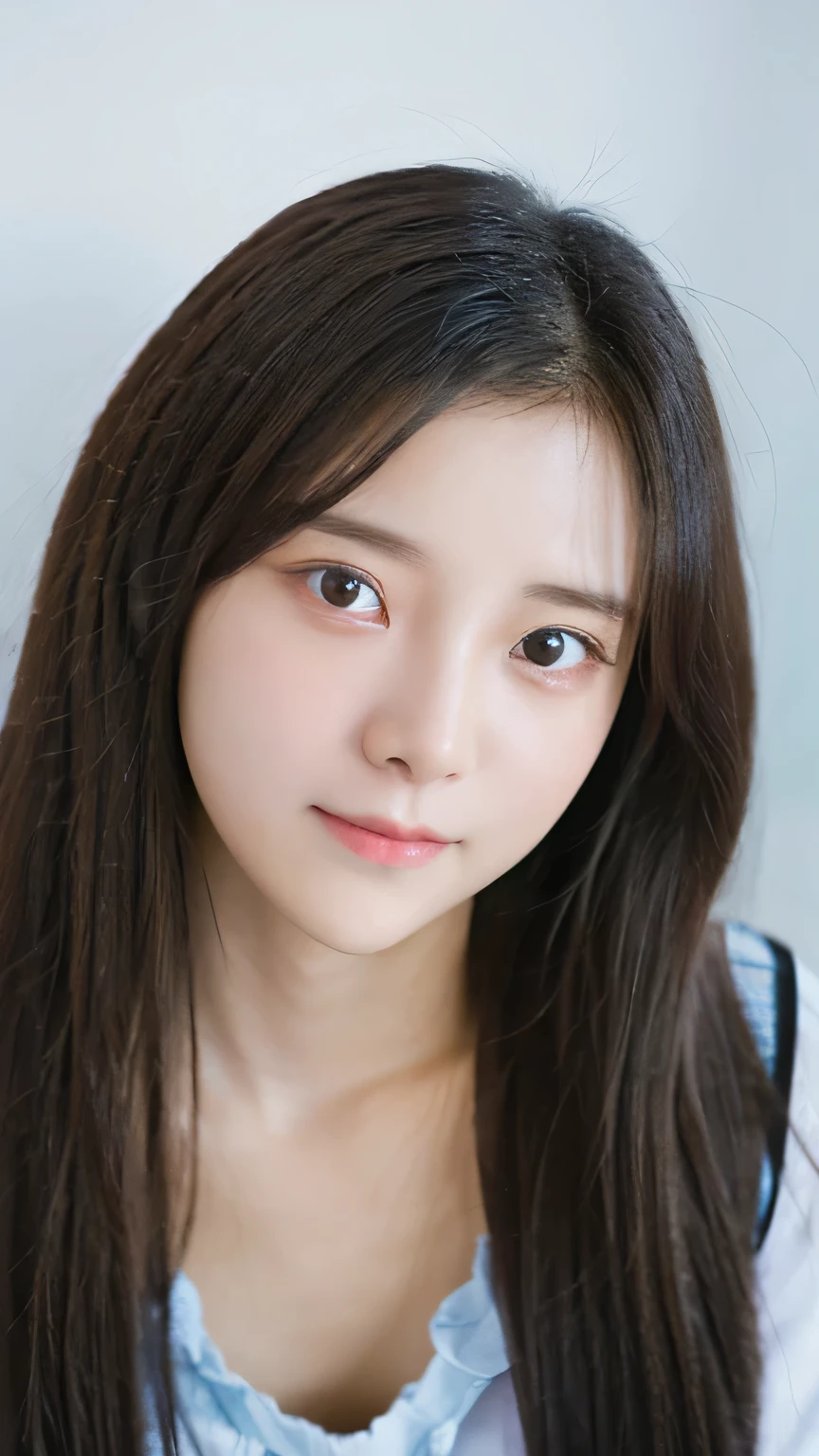 student girl korean cute　face　model studio photo double　