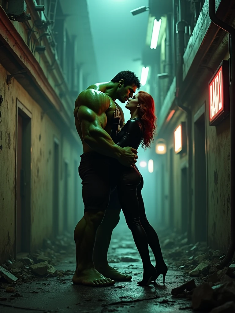 The Hulk is having an affair with Black Widow