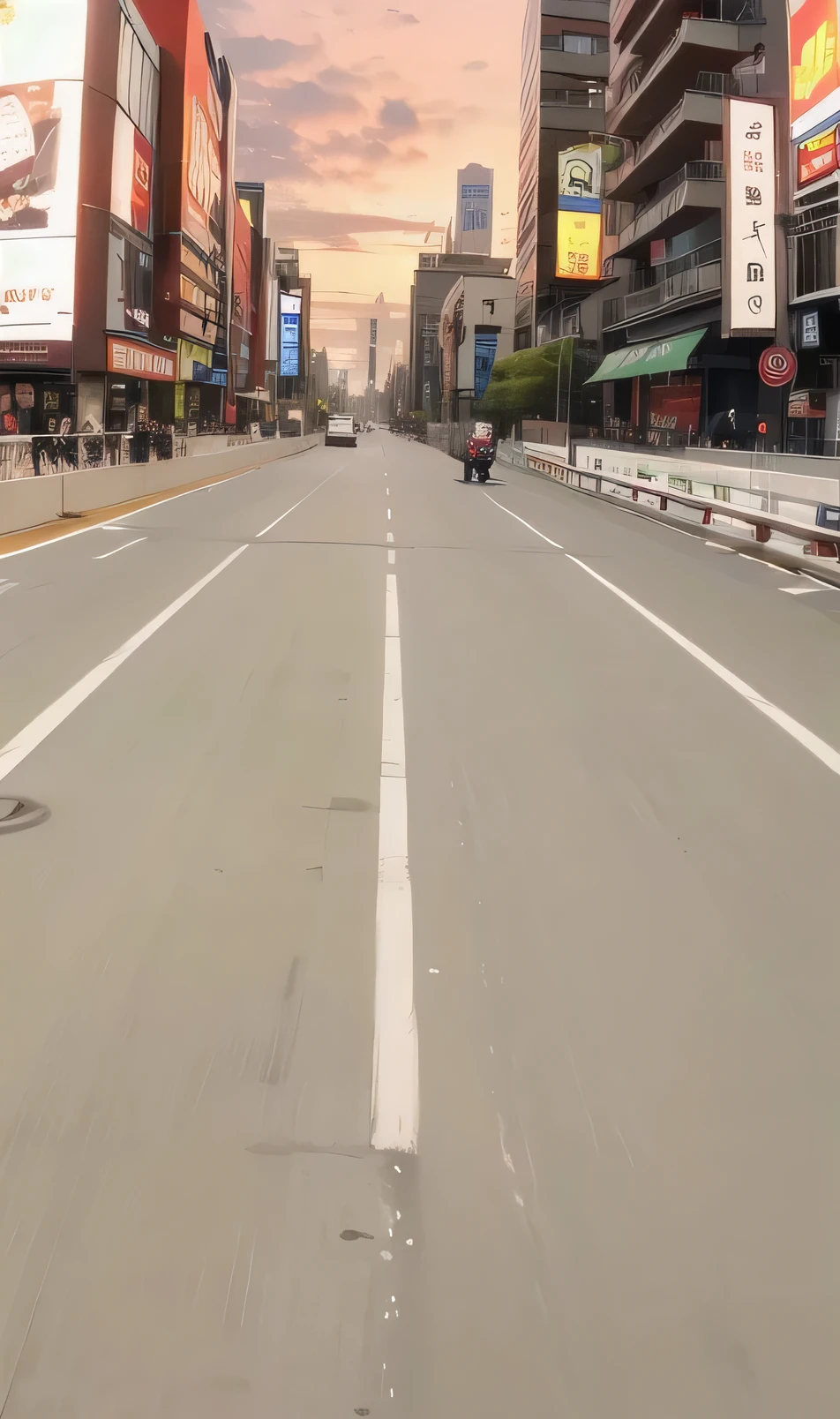 Bustling restaurant，Shopping Street，Racing tracks，Race track